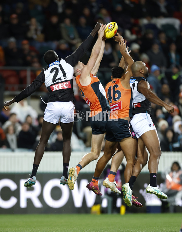 AFL 2025 Round 13 - GWS v Port Adelaide - A-59880393