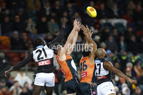 AFL 2025 Round 13 - GWS v Port Adelaide - A-59880394