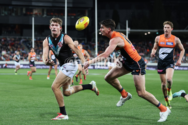 AFL 2025 Round 13 - GWS v Port Adelaide - A-59880427