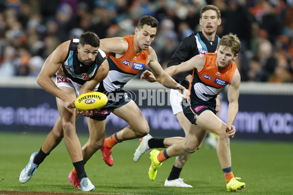 AFL 2025 Round 13 - GWS v Port Adelaide - A-59880467