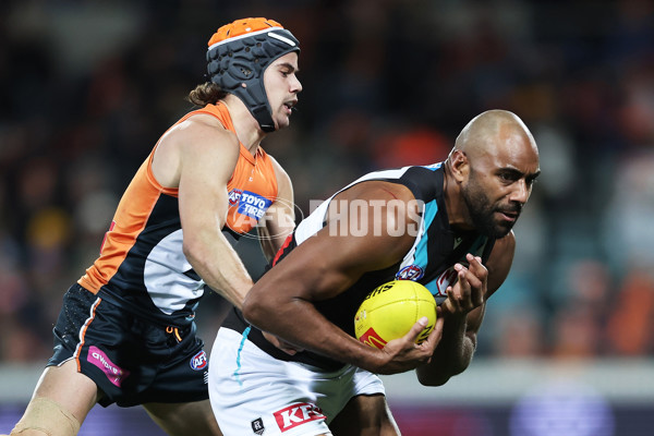 AFL 2025 Round 13 - GWS v Port Adelaide - A-59880470