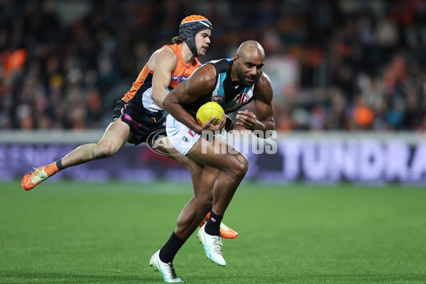 AFL 2025 Round 13 - GWS v Port Adelaide - A-59880474