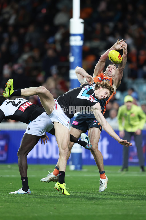 AFL 2025 Round 13 - GWS v Port Adelaide - A-59880475