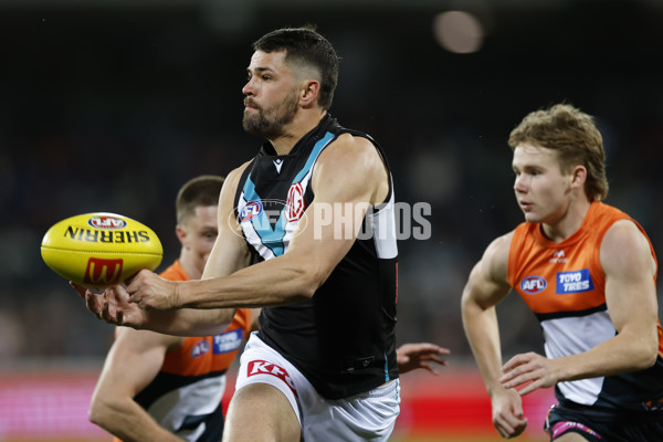 AFL 2025 Round 13 - GWS v Port Adelaide - A-59884217