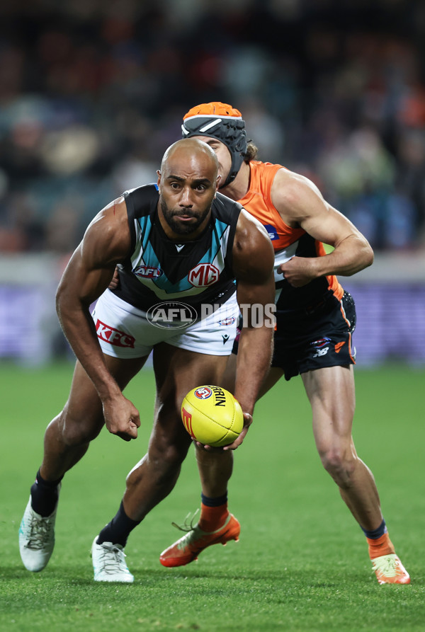 AFL 2025 Round 13 - GWS v Port Adelaide - A-59884249