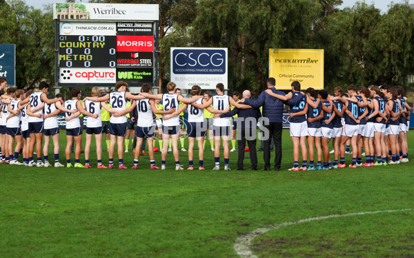 AFL National Development Championships U16 Boys 2025 - Vic Country v Vic Metro - A-59952326