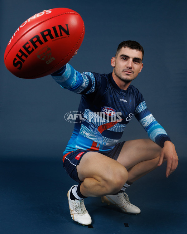 AFL 2025 Media - Geelong Indigenous Guernsey - A-59997573