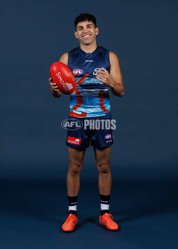 AFL 2025 Media - Geelong Indigenous Guernsey - A-59997577