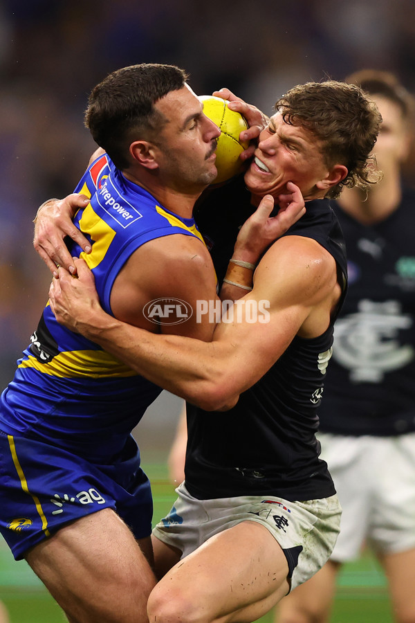 AFL 2025 Round 14 - West Coast v Carlton - A-60085350