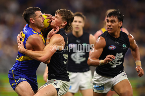 AFL 2025 Round 14 - West Coast v Carlton - A-60085351