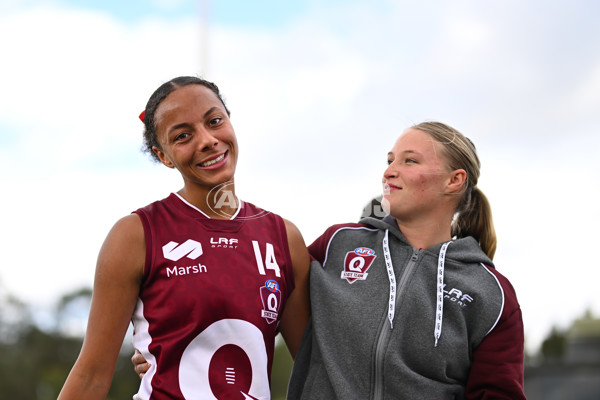 AFL National Championships U18 Girls 2025 - Queensland v Victoria Country - A-60238127