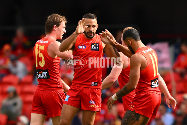 AFL 2025 Round 16 - Gold Coast v Melbourne - A-60238176