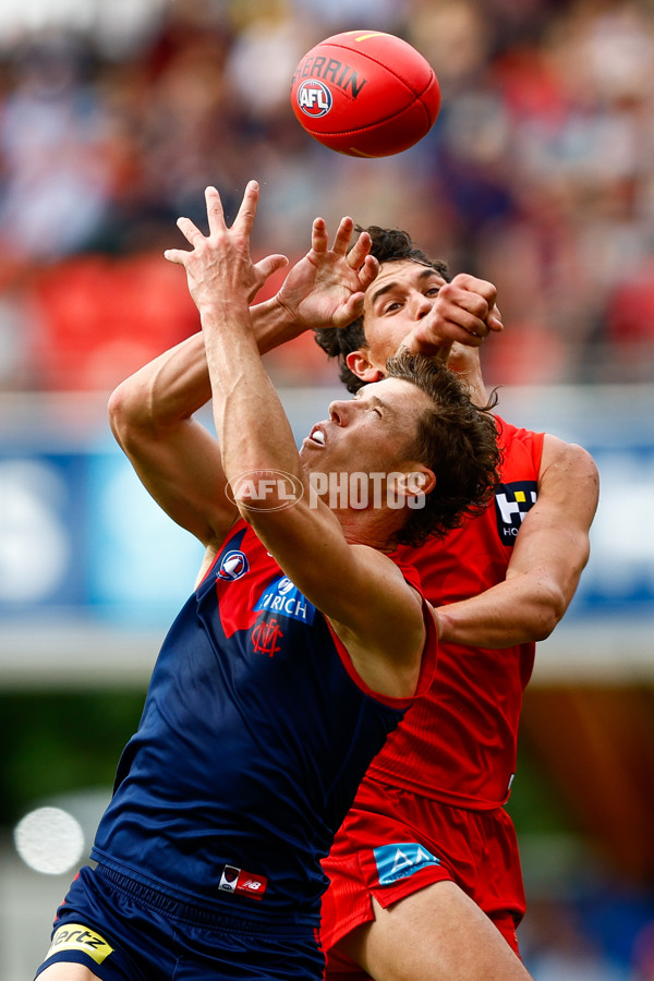 AFL 2025 Round 16 - Gold Coast v Melbourne - A-60238191