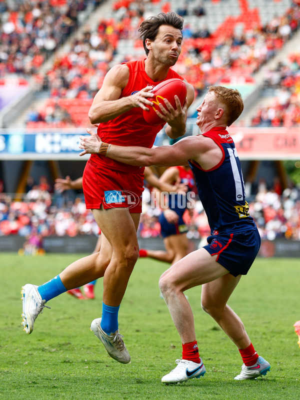 AFL 2025 Round 16 - Gold Coast v Melbourne - A-60242372