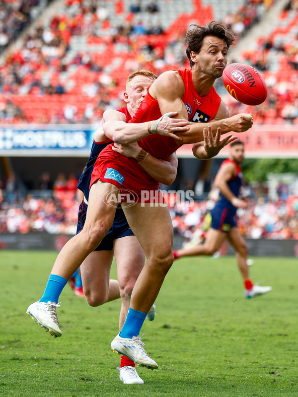 AFL 2025 Round 16 - Gold Coast v Melbourne - A-60242376