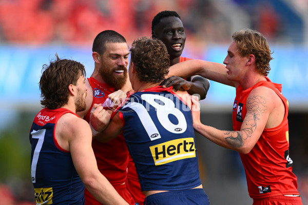 AFL 2025 Round 16 - Gold Coast v Melbourne - A-60242458
