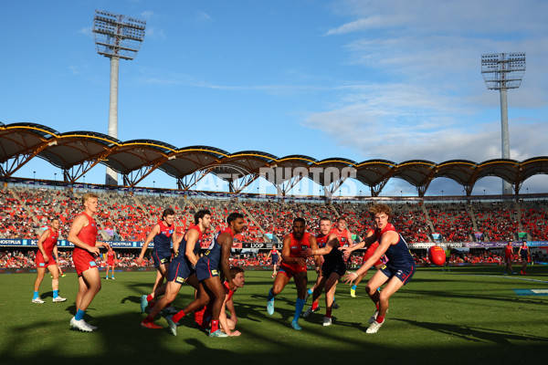 AFL 2025 Round 16 - Gold Coast v Melbourne - A-60253523