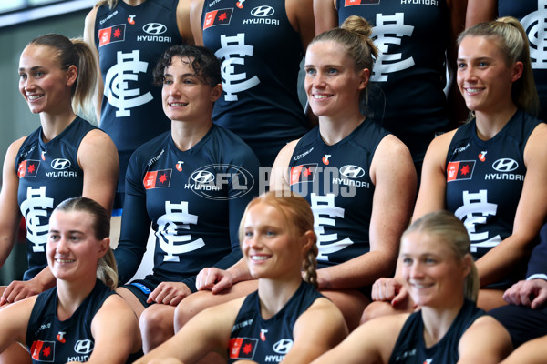 AFLW 2025 Media - Carlton Team Photo Day - A-60341634