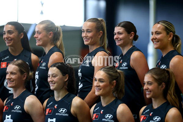AFLW 2025 Media - Carlton Team Photo Day - A-60341636