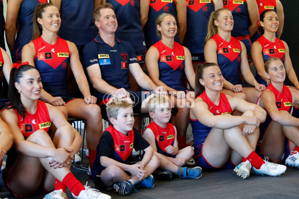 AFLW 2025 Media - Melbourne Team Photo Day - A-60440899