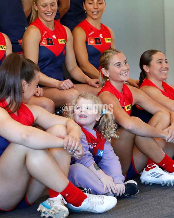 AFLW 2025 Media - Melbourne Team Photo Day - A-60440902