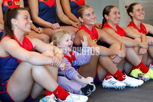 AFLW 2025 Media - Melbourne Team Photo Day - A-60440905