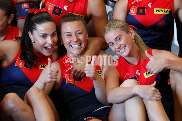 AFLW 2025 Media - Melbourne Team Photo Day - A-60441664