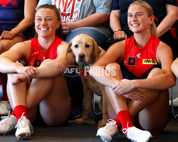 AFLW 2025 Media - Melbourne Team Photo Day - A-60441667