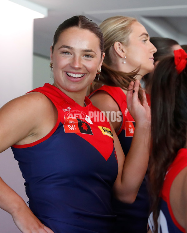 AFLW 2025 Media - Melbourne Team Photo Day - A-60441673