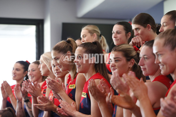 AFLW 2025 Media - Melbourne Team Photo Day - A-60441686