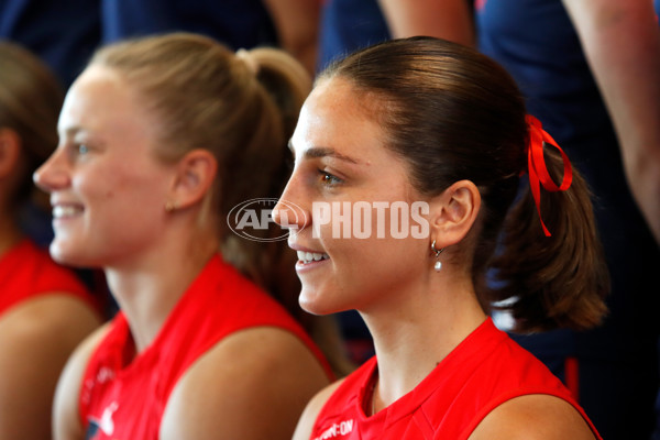 AFLW 2025 Media - Melbourne Team Photo Day - A-60441692