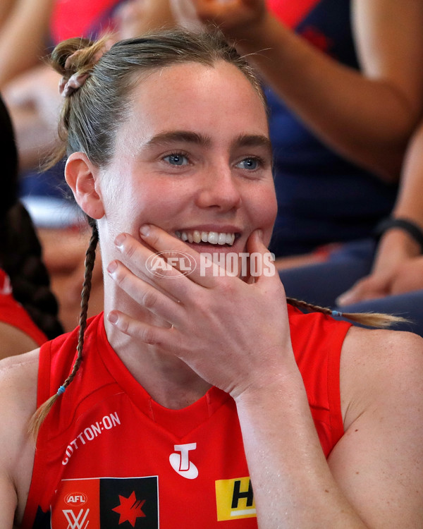 AFLW 2025 Media - Melbourne Team Photo Day - A-60441693