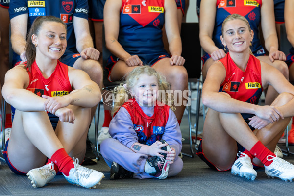 AFLW 2025 Media - Melbourne Team Photo Day - A-60443733