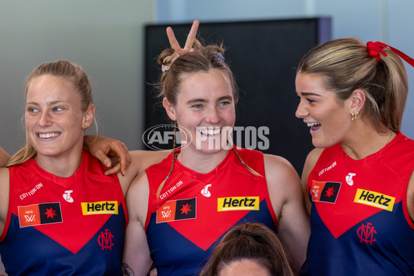 AFLW 2025 Media - Melbourne Team Photo Day - A-60443740