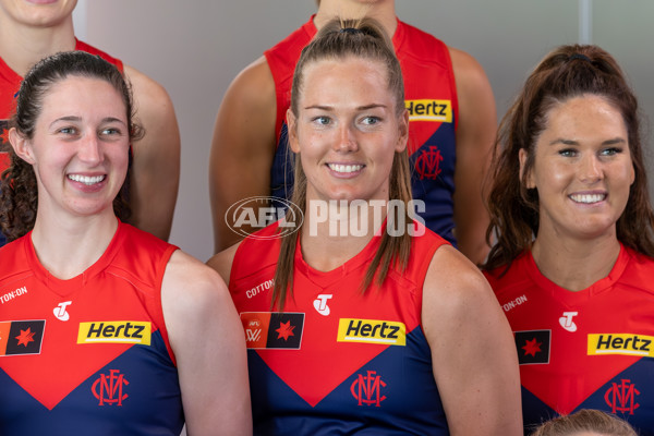 AFLW 2025 Media - Melbourne Team Photo Day - A-60444695