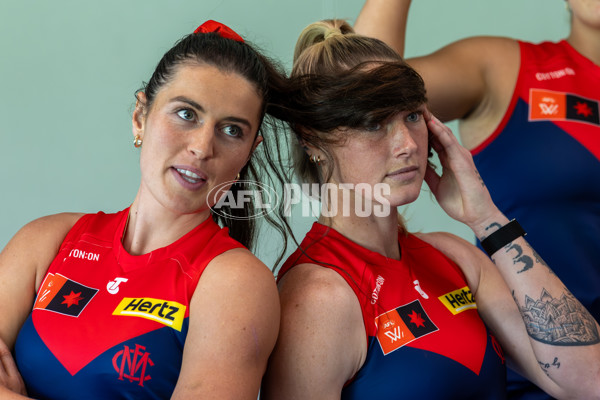 AFLW 2025 Media - Melbourne Team Photo Day - A-60444697