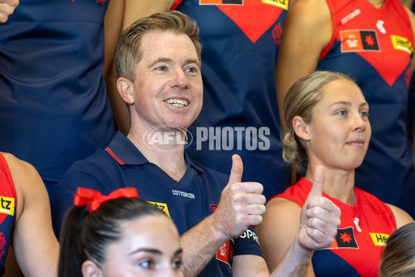 AFLW 2025 Media - Melbourne Team Photo Day - A-60444701