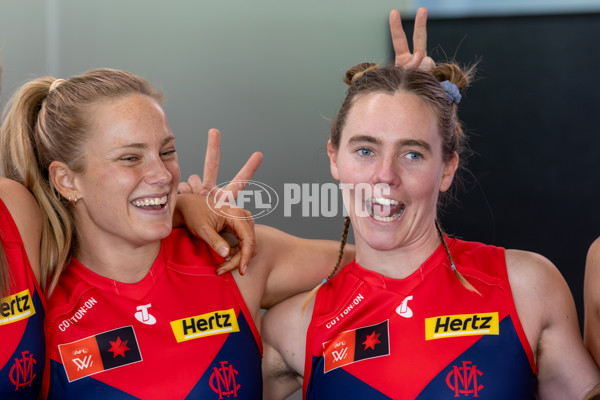 AFLW 2025 Media - Melbourne Team Photo Day - A-60444702