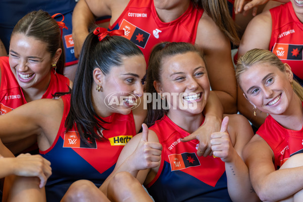 AFLW 2025 Media - Melbourne Team Photo Day - A-60444704