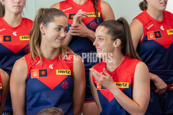 AFLW 2025 Media - Melbourne Team Photo Day - A-60444706