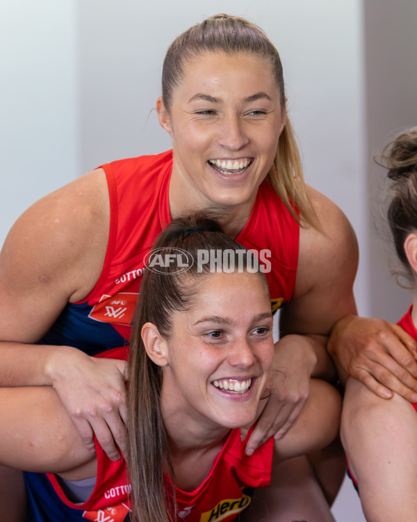 AFLW 2025 Media - Melbourne Team Photo Day - A-60444724