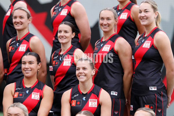 AFLW 2025 Media - Essendon Team Photo Day - A-60578210