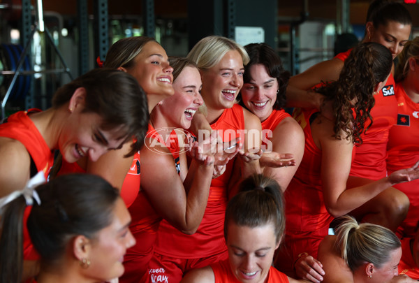 AFLW 2025 Media - Gold Coast Team Photo Day - A-60578282