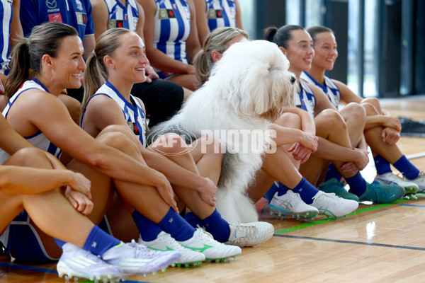 AFLW 2025 Media - North Melbourne Team Photo Day - A-60590517