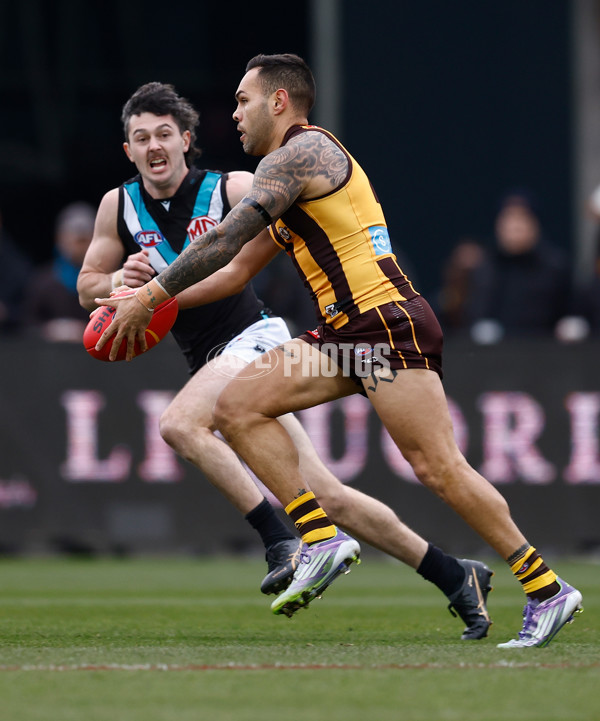 AFL 2025 Round 19 - Hawthorn v Port Adelaide - A-60613028