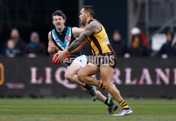 AFL 2025 Round 19 - Hawthorn v Port Adelaide - A-60615556