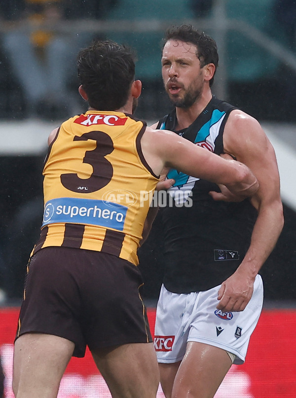 AFL 2025 Round 19 - Hawthorn v Port Adelaide - A-60615564