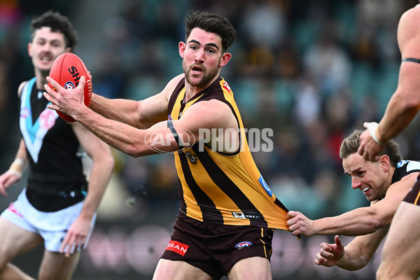 AFL 2025 Round 19 - Hawthorn v Port Adelaide - A-60615566