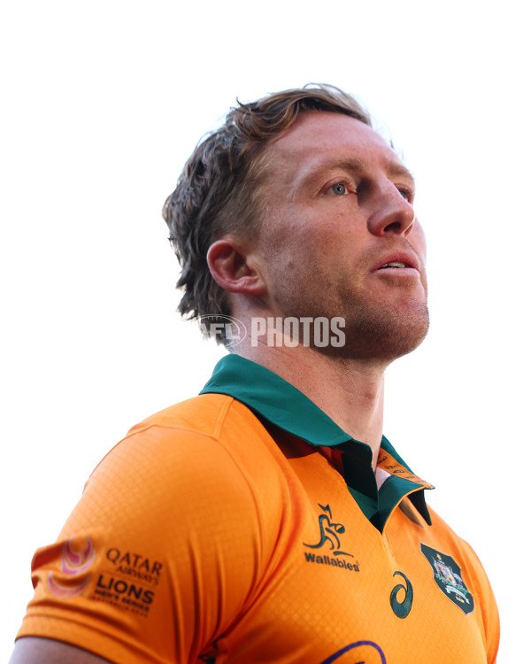 AFL 2025 Media - Australian Wallabies and Essendon Bombers Media Opportunity - A-60706536