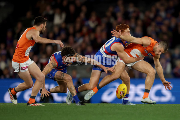 AFL 2025 Round 21 - Western Bulldogs v GWS - A-60844452